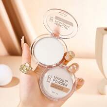 Oil Control, Powder-Free Contouring Compact Powder - Suitable For All Skin Tones, Skin-Friendly Formula, Long-Lasting Natural Bare-Faced Makeup - 5# - View 11