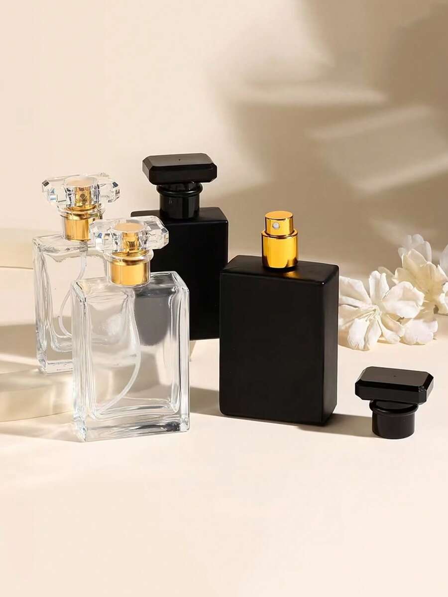1PC 1.01 Oz(30ml) Leak Proof Glass Perfume Atomizer, Refillable Empty Skin- Ultra-Fine Mist Spray Bottle, Portable Cosmetic Sample Dispenser For Travel Toiletry Purse Pocket Daily DIY Perfume Blending Travel Accessories Gift For Him Her - Multicolor - View 1