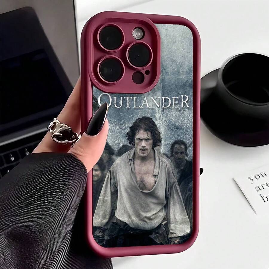 Outlander TV Phone Case for iPhone 16 17 Air 16E 15 14 Plus 13 12 Mini 11 Pro Max X Xs XR 7 8 SE Ladder Lens Protection Capa Soft Shell Funda Back Cover,mobile phones, bags, mobile accessories, phone cases, room decoration, accessories, transparent phone cases, summer, phone straps, men's phone cases, black phone cases, pink phone cases, mobile case for men, mobile case for women, mobile phone protection, beach accessories, strawberry treats, phone protection covers. - Estilo (1 pieza) - Ver 1