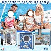 27PCS Cruise Door Decorations Magnetic, Large Nautical Cruise Magnets Door Reusable Funny Cruise Ship Door Magnets Cruise Cabin Magnets Door Decorations Fridge Car Computer Decorations Home Gifts Decor - Color Mixing - View 5