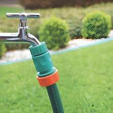Esguicho Para Engate Rápido Com Jato Regulável + Torneira 1/2" + Engate Rápido 3/4" e 5/8" + Bico Torneira Engate Rápido - A - Visão 10
