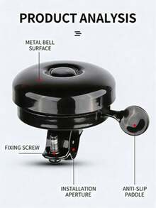 Mountain Bike Bell, Loud Bicycle Bell Universal - Multicolor - View 8