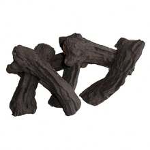 Gas Logs Coal Fire Replements 6 HD Ceramic Ceramic Fake Bio Ethanol Fireple - B - Ver 5