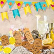 24pcs/8sets Realistic Lemon Keychain Set, Suitable For Backpack Pendant, Car Keychain Pendant, Wedding Bridesmaid Gift, Birthday, Graduation, Back To School, Christmas, Thanksgiving Gift And Holiday Party Favor Distribution - A - View 5