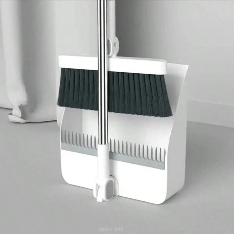 Juego de escoba y recogedor, escoba de alta gama transparente gruesa al por mayor, combinación de cepillo y recogedor para barrer - Escoba multicolor - Ver 1
