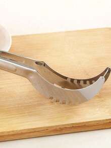 1 Set Cortador de sandía de acero inoxidable, Molde para bolas de sandía, Cucharilla para sandía con quitahuesos, Cortador de frutas multifunción Herramienta de cocina - Multicolor - Ver 7