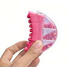 Pink Lymphatic Drainage Brush, Face Contour Brush, Hand Massage Care Brush - Multicolor - View 10