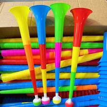 Random Color Detachable Football Stadium Cheerleader Megaphone, European Cup Music Instrument Toy Megaphone - Long-handled Trumpet - View 1
