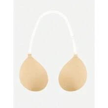 1pc New Strapless Round Cup Push-Up Invisible Self-Adhesive Bra, With Adjustable Shoulder Strap Suitable For Camisole And Backless Dress - Nhiều màu - Xem 10