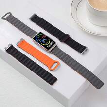 Magnetic Two-Tone Silicone Strap Compatible With Huawei Watch Band 11/11NFC Rectangular-Shaped Magnetic Silicone Strap Compatible With Huawei Band 11Pro - 11/11pro - View 4