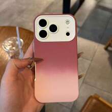 New Gradient Pink Phone Case Suitable For IPhone 17 Pro Max/16 Pro Max/15 Pro Max/14 Pro Max/17 Pro/17/16 Pro/16/15 Pro/15/14/13, Full Coverage Anti-Drop - Pink Gradient - View 5