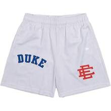 2025 New Summer EE Eric Emanuel Basic Mesh Short Classic Floral Printed Gym Shorts Men's Gym Basketball Sports Casual Shorts - Công tước trắng - Xem 2