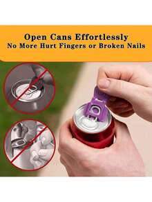 1/3/6pcs Colorful Beverage Can Openers, Suitable For Soda, Beer, Cola, Prevent Insects, Bees, Dust Entry, Applicable For Party, BBQ, Beach - View 3