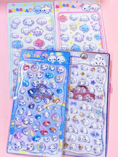 Sổ tay ghép hình thủ công, đồ thủ công mỹ nghệ cho trẻ em, hình dán pha lê 3D chạm nổi giọt nước nhỏ cổ xưa, hình dán trang trí giọt mưa lấp lánh dễ thương tự làm.