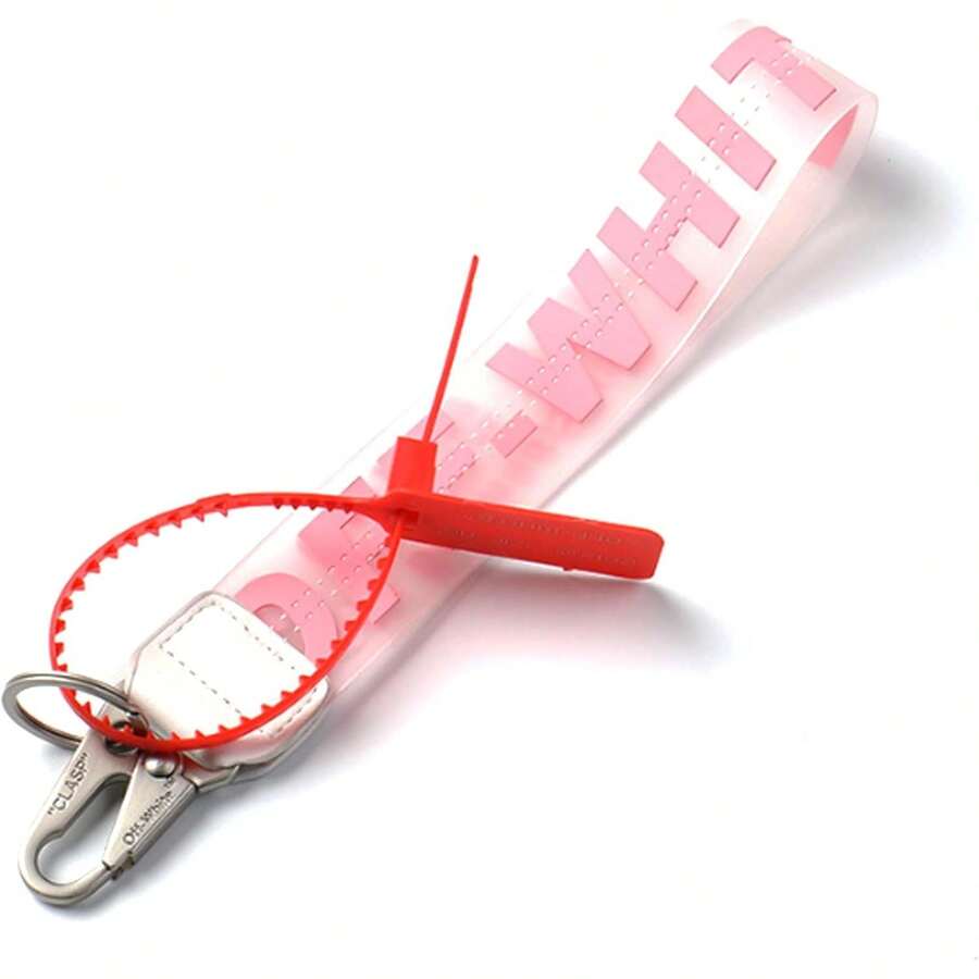 Unisex Fashion Wristlet Keychain Strap, 1 Pack Fashion Lanyard Accessories For Keys, Phone, Badge, Wallet, Bags, Jeans Decor Gift (Pink) - 外國人 - 查看 1