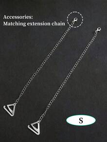 2pcs Sparkling Crystal Bra Straps, Adjustable Rhinestone Metal Replacement Straps For Backless Bras And Party Dresses - Silver - View 5