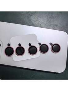 5件混色夜光陶瓷相机镜头保护膜，兼容iPhone11-16，防刮，荧光，完美贴合 - 提升手机外观！夜光相机镜头保护膜，兼容Applne 11/12/13/14/15/16/16 Plus/16 Pro/16 Max系列 - 粉色 - 查看 26