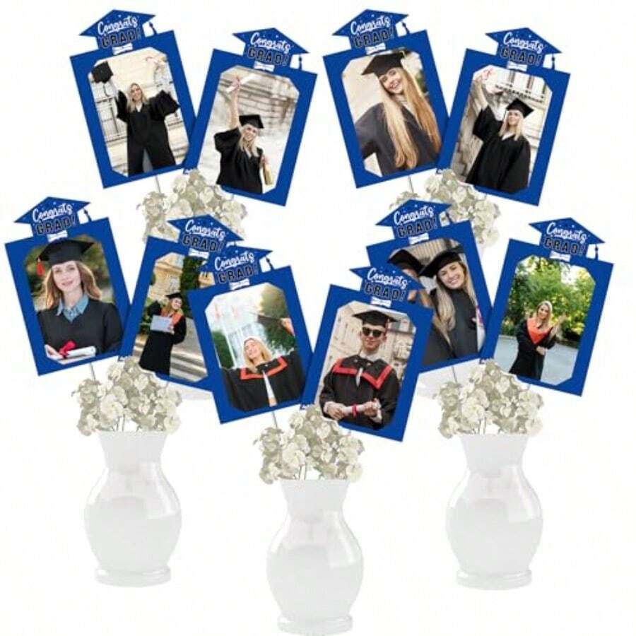 Graduation Photo Holders Table Toppers Picture CenterpiecesClass Of ...