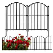 Decorative Garden Fence 17in X10ft 10 Pack Rustproof Metal No Dig Fence Animal Barrier Arched Flower Bed Edging Ornamental Wire Border Panel For Yard Patio Outdoor - Garden - View 5