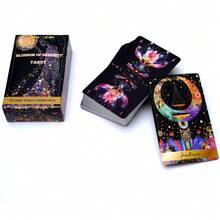 宁静之花塔罗牌 78张塔罗牌套装 色彩缤纷的宇宙艺术占卜神谕卡，适合初学者和进阶读者，提供直觉、灵性指导、冥想和算命，是正念和自我发现的礼品套装。 - 薄荷藍 - 查看 7