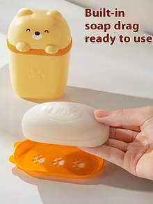 Dual-Layer Detachable Soap Dish, Bathroom Soap Holder, Non-Slip Soap Tray For Home Use - Multicolor - View 4