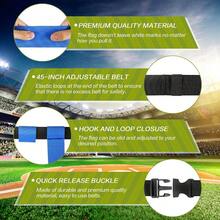 Belts, 14 Player Adjustable Sets Sports Training Competition - Blue & Yellow, 14 Player, 28 Flags - View 3
