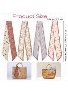 4 chiếc khăn quàng cổ dễ thương và thời trang cho mèo và chó, có thể buộc thành nơ. - Nhiều màu - Xem 4