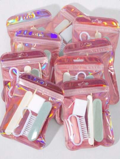 Bộ dụng cụ chăm sóc móng tay 10/8/5/3/1 món, gồm dũa móng mini và que gỗ cam, dũa móng hai mặt, dụng cụ đẩy biểu bì bằng gỗ, dụng cụ làm sạch móng, bút vẽ móng, thích hợp sử dụng tại nhà, salon, khi đi du lịch, trong các lớp học làm móng, lý tưởng cho kỹ thuật viên làm móng, người đam mê tự làm, người mới bắt đầu, phụ nữ, quà tặng Giáng sinh, sinh nhật, ngày Valentine.