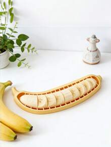 1pc Handheld Banana Peeler & Slicer, Easy To Clean, Suitable For Infants And Adults - Multicolor - View 7