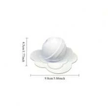 1 pieza Soporte para bolígrafo con forma de piruleta, clip de bolígrafo creativo, taza para bolígrafo táctil, organizador de escritorio, regalo pequeño y único - A - Ver 4