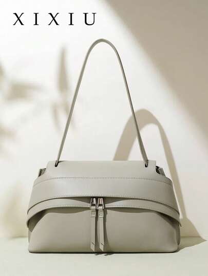 Minimalist Design, Minimalist Yet Luxurious Retro Style, Versatile Women's Shoulder Bag For Work, Everyday Wear, And Shopping.