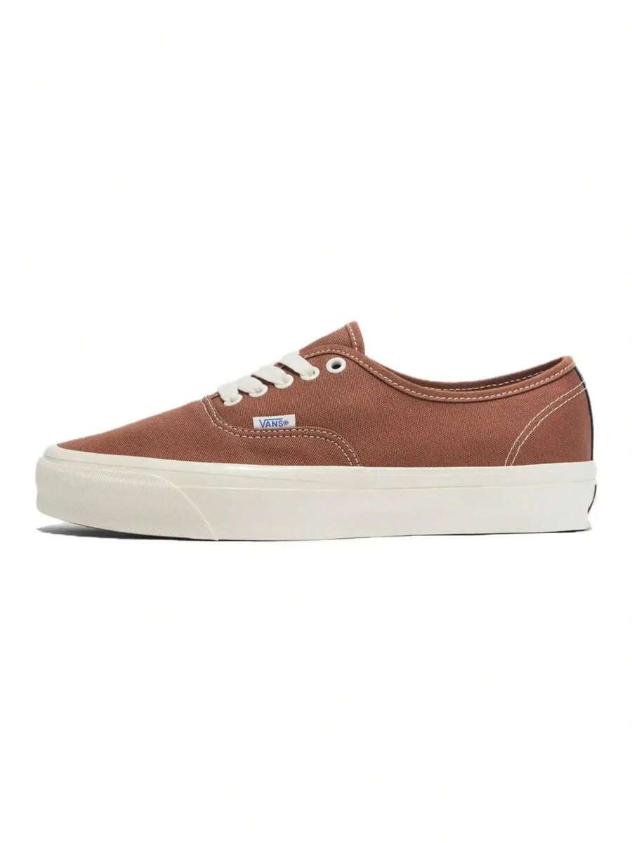 Vans男鞋女鞋Authentic Reissue 44高階系列帆布鞋板鞋休閒鞋VN000CQAC48 - 棕色 - 查看 1