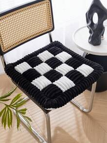 1 chiếc đệm ngồi và đệm lưng bằng vải flannel dày dặn, họa tiết caro, chống trượt, chống bám bẩn và chống ố vàng, đệm ghế đa năng, sử dụng được quanh năm cho nhà, phòng khách, phòng ngủ, phòng học, văn phòng, có thể giặt máy. - nhiều màu - Xem 8