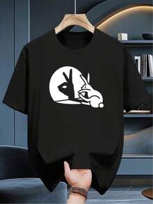 Men Outdoor Tees & Tanks - Black - View 1