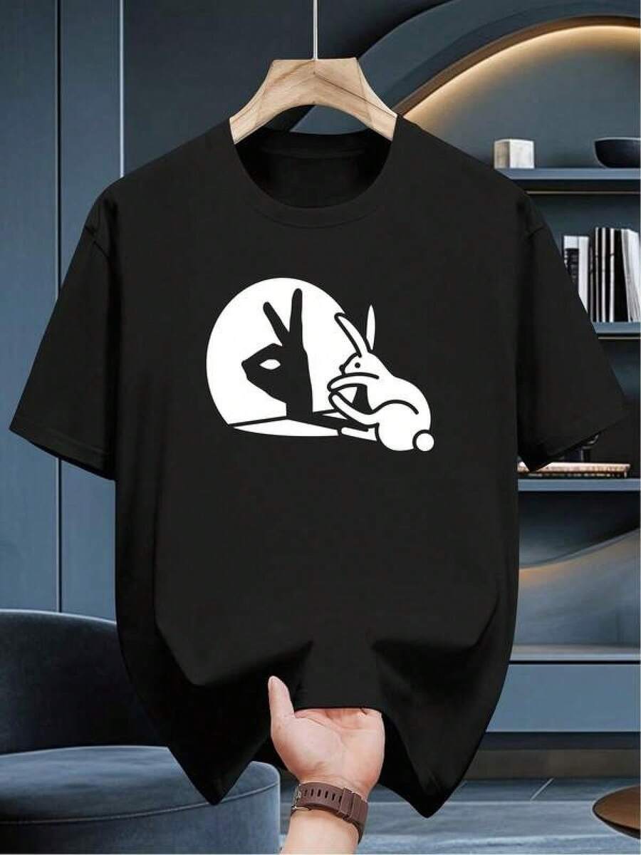 Men Outdoor Tees & Tanks - Black - View 1