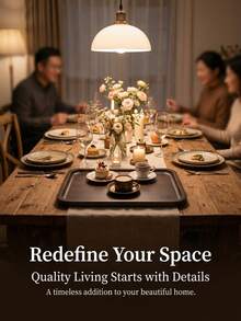 1 khay gỗ màu nâu, khay phục vụ bằng gỗ óc chó, có thể làm tăng thêm vẻ sang trọng cho bữa ăn, thích hợp để đựng thức ăn, đồ ăn nhẹ, đồ uống, sushi, bít tết, pizza, món tráng miệng, bánh ngọt, bánh mì, đồ ăn sáng, cà phê, trà và các món ăn đã chế biến khác. - Màu Tím - Xem 6