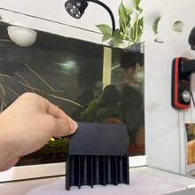 1个悬挂式水族箱植物支架，带孔，适用于水生植物，适合水族箱造景装饰 - 查看 3