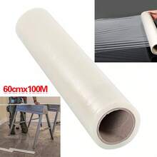 Roll Self Adhesive Home Carpet Floor Protector Film Cover Protection Dust 100M - 1PC - View 11