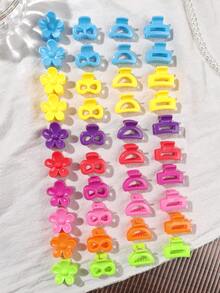 Bộ 40 kẹp tóc mini hình bán nguyệt rỗng vuông, màu neon sáng, lấp lánh, tinh tế, ngọt ngào, dịu dàng, mộc mạc, nữ tính, năng động, dễ thương, phù hợp cho bãi biển, dã ngoại, tiệc tùng, dùng để cố định tóc mái, tóc mái lệch, trang trí kiểu tóc búi nửa đầu, mùa hè, kỳ nghỉ, du lịch. - Nhiều màu - Xem 4