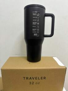Botol Minum Vakum Berinsulasi Stainless Steel 32oz dengan Pegangan Carabiner, Cocok untuk Olahraga Luar Ruangan dan Penggunaan di Kantor - MultiWarna - View 6