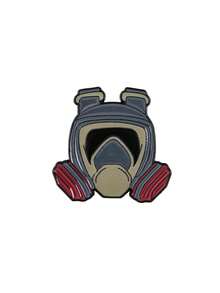 1/4pcs Hardcore Style Brooch, Iconic Gas Mask, Camper Van & Bee Designs With High Recognition, Inject Classic Scenes Into Daily Outfits, Easily Become The Spotlight Gifts For Mother, Father, Graduation, And Teacher - Multicolor - View 11