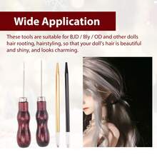 Doll Hair Rooting Tool Reroot Rehair Tools Alloy Rooting Needles Doll Making Kit Doll Hair Making Accessories - Multicolor - View 10