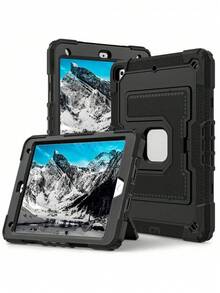 适用于 iPad Air 11 M4/M3/M2 A16 第十代、Mini 6/7 以及 Galaxy Tab A11、A11 Plus、A9 8.7/A9 Plus、S9FE、S10FE、S10 Lite 的平板电脑保护套（不含肩带） - 黑色 - 查看 10