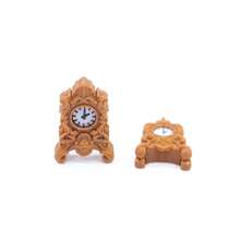 Mini Retro Desk Clock / Mini Gold Clock, Miniature Vintage Clock, Decorative Ornament, Desktop Decor, Micro Landscape Room Decor, DIY Decoration Accessory, Pretend Play Toy, Exquisite Crafts - Multicolor - View 8