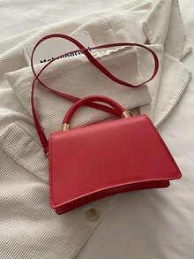 1个蝴蝶结装饰PU方形斜挎包，女士手提包，适合日常时尚搭配、外出、购物、派对，优雅女士通勤包，情人节理想礼物，舒适时尚，个性化礼物，2025年配饰，时尚风格适合各种场合，价格亲民，奢华体验，叛逆派对包，适合派对、婚礼、盛会、晚宴/宴会，优雅女士包 - 彩色 - 查看 9