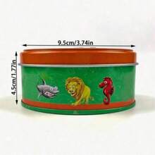 Dolphin Animal Matching Card Game - Visual Reaction Game Cards - Quick Pairing Card Game Suitable For Family And Friends - Family Gathering Tin Box - Multiplayer Fun, Dinosaur Theme Party Decor, Dinosaur Theme Box, Card Game, Couple Game - Includes Instructions - Orange-green - View 4