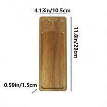 1 khay gỗ hình chữ nhật, khay vuông gỗ tối giản kèm đế lót, thích hợp để đựng nến, nước hoa, đồ ăn nhẹ, cà phê trong phòng ăn, phòng khách, tiệc tùng ngày lễ. - 1 tấm pallet gỗ hình chữ nhật - Xem 15