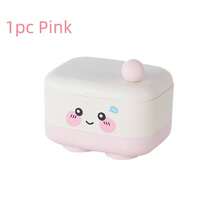 Cartoon Pink Soap Dish With Drainage, Keep Soap Dry - 1PC Pink - View 9