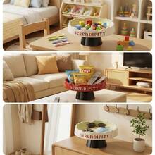 1Pc Multifunctional Plastic Fruit Plate With Draining Base, Reusable Fruit Tray Snack Storage,Suitable For Home Kitchen Living Room Party Wedding Decoration - Multicolor - View 7