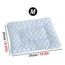 1 tấm lót võng chống trượt bằng lụa lạnh, thảm mát cho thú cưng nhỏ như chuột đồng, nhím, thỏ - Nhiều màu - Xem 22